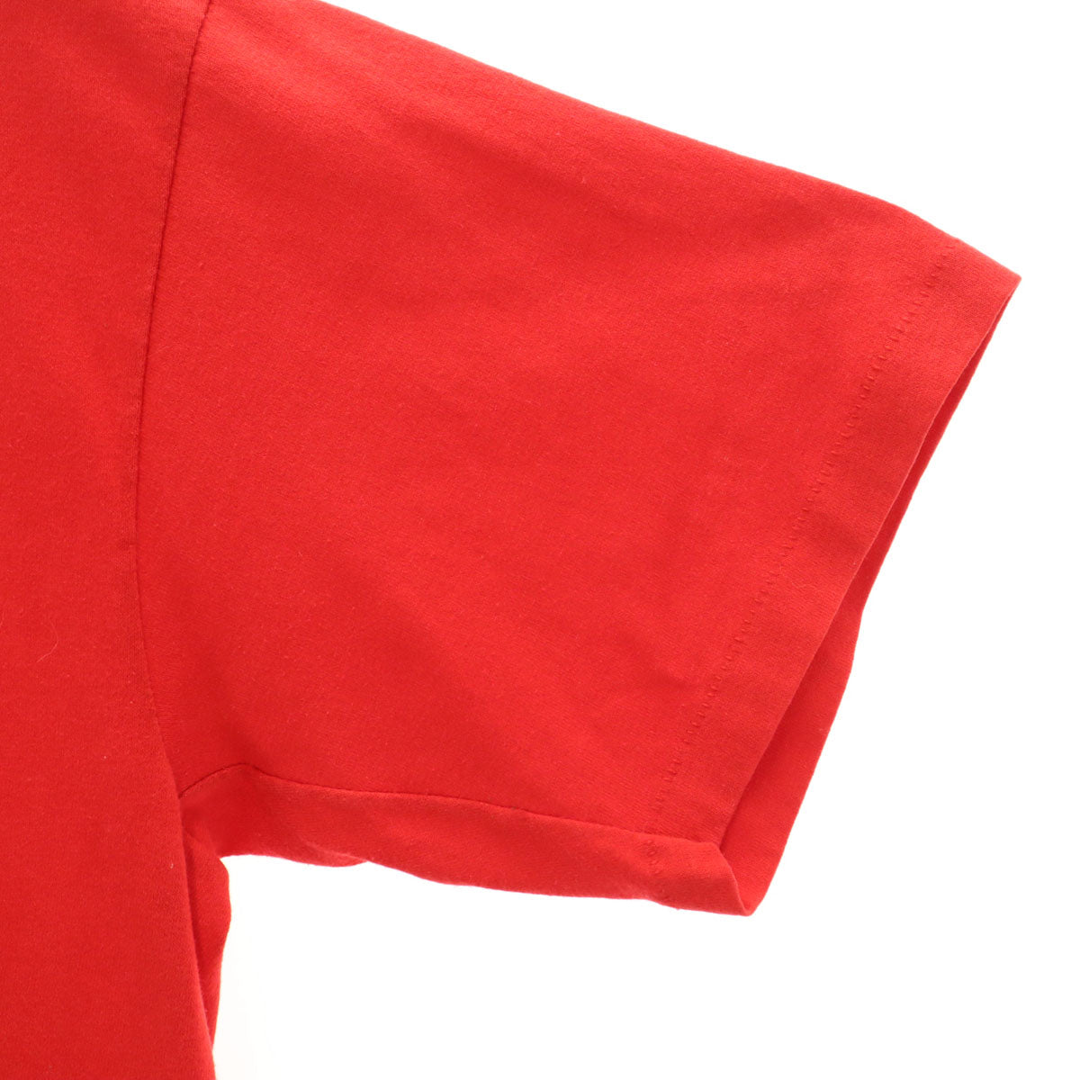 90s オールド 半袖 Tシャツ レッド シングルステッチ スタッフT メンズ