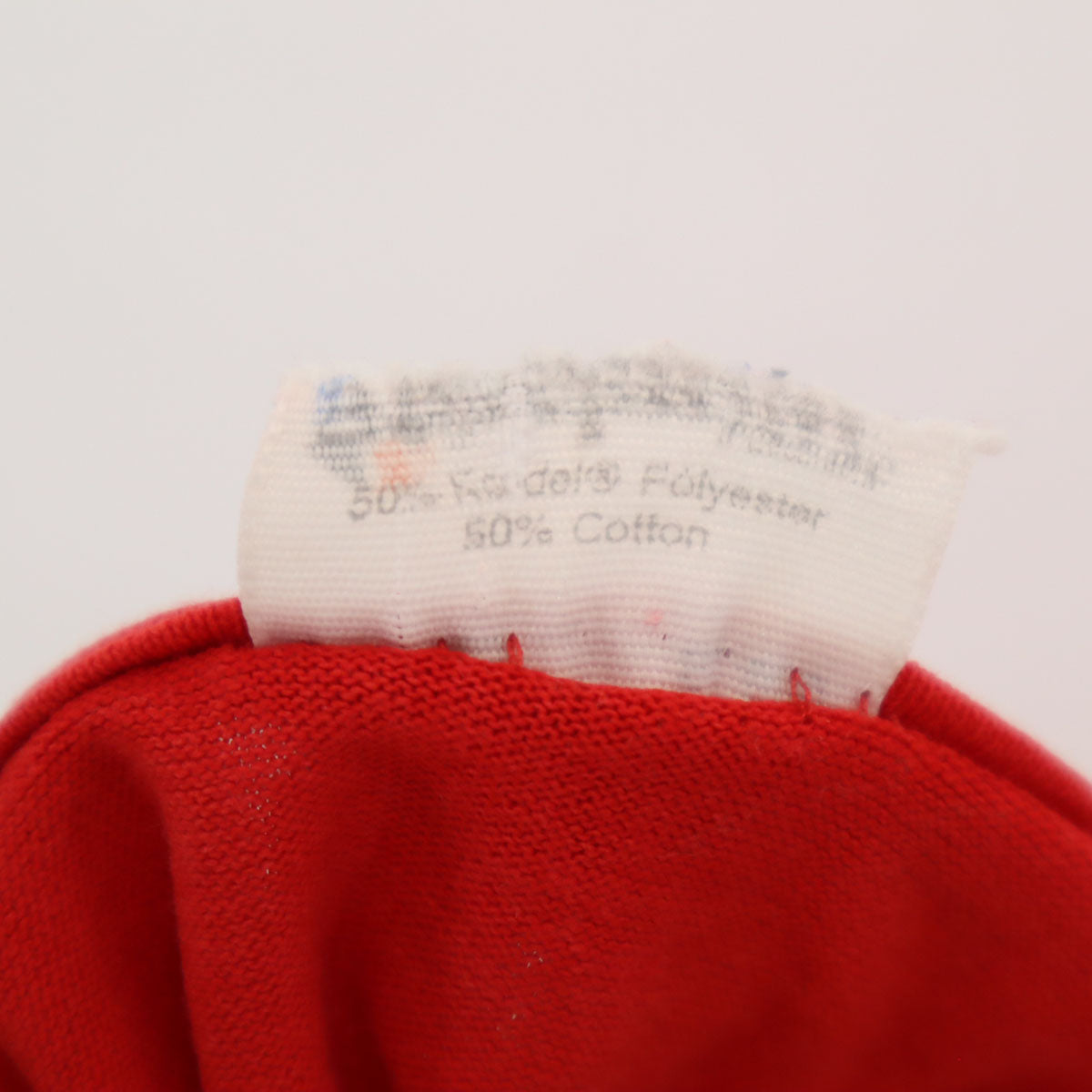 90s オールド 半袖 Tシャツ レッド シングルステッチ スタッフT メンズ