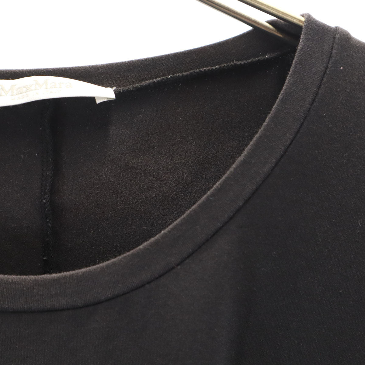 MAX MARA マックスマーラ イタリア製 半袖 Tシャツ 黒 レディース
