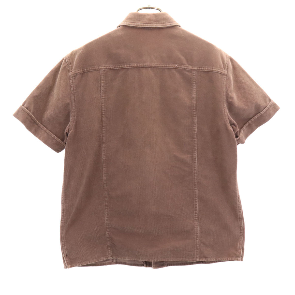 MARC JACOBS マークジェイコブス USA製 半袖 コーデュロイ シャツ M ブラウン メンズ