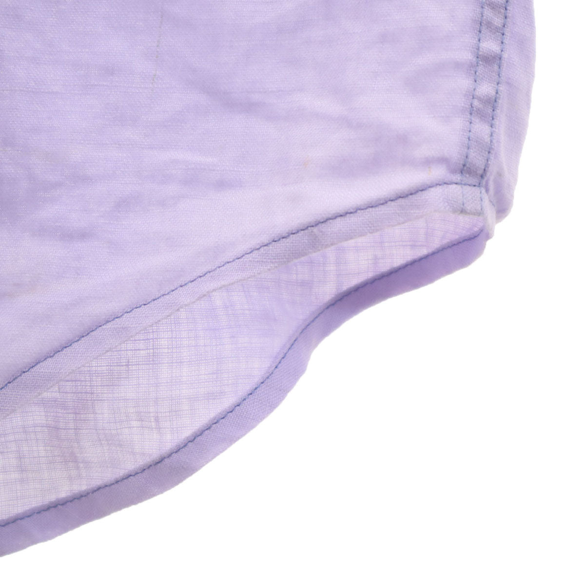 ARMANI COLLEZIONI アルマーニ コレツィオーニ リネン 半袖 シャツ XL ブルー系 メンズ