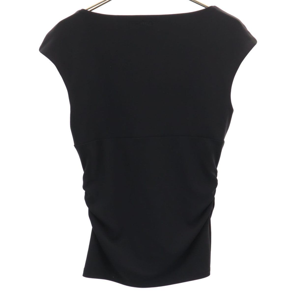 FOXEY NEW YORK フォクシーニューヨーク 日本製 ノースリーブ カットソー 38 ブラック レディース