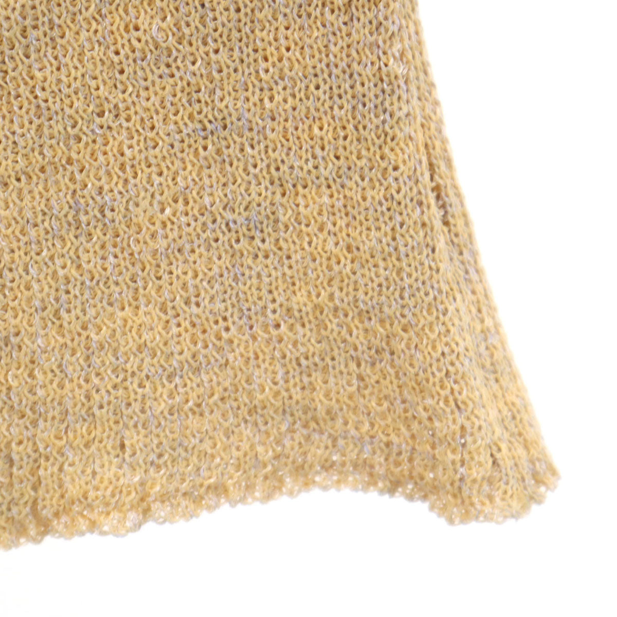 Chloe クロエ 半袖 ニット 40 オレンジ系 レディース