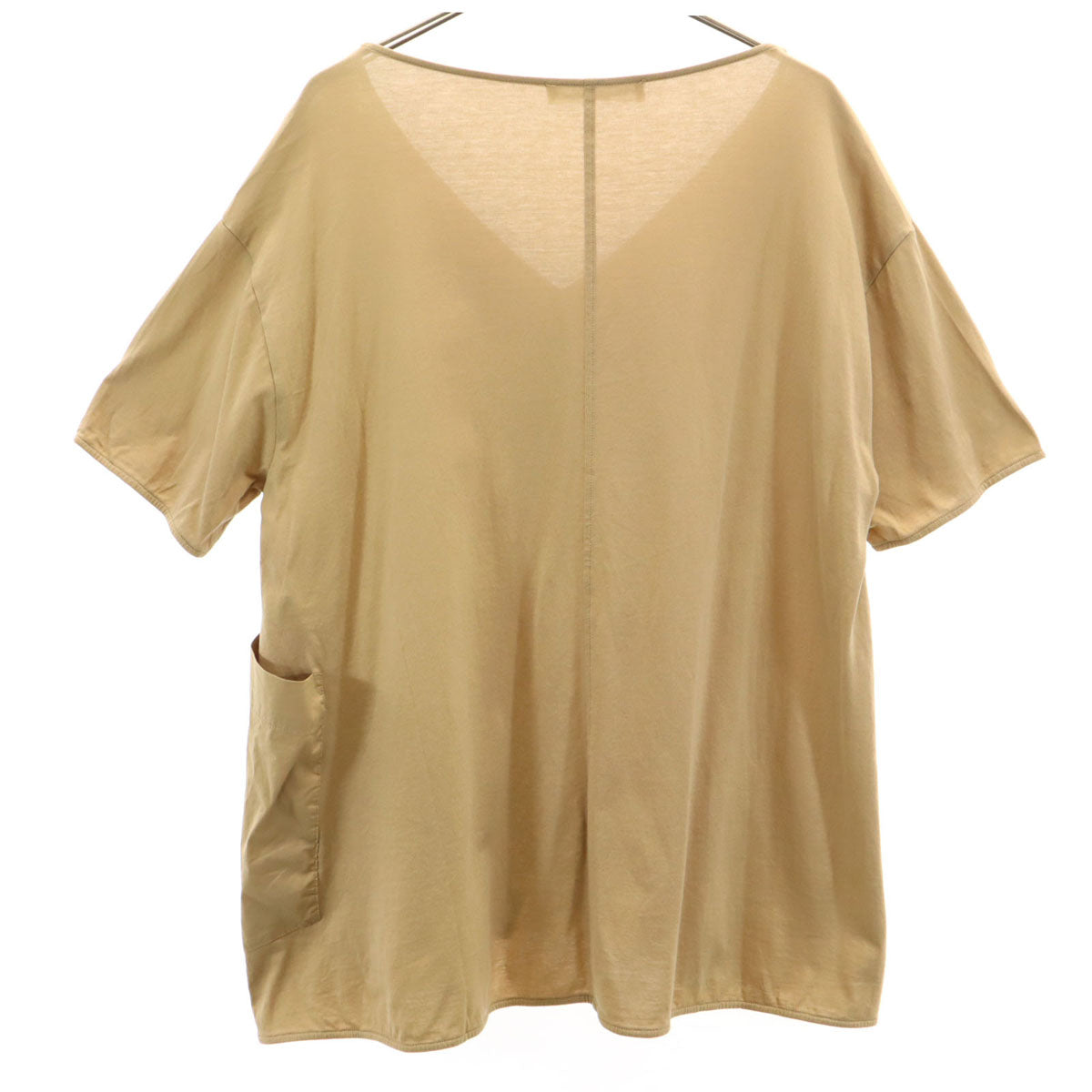LIVIANA CONTI リビアナコンティ イタリア製 半袖 Vネック カットソー S ベージュ レディース