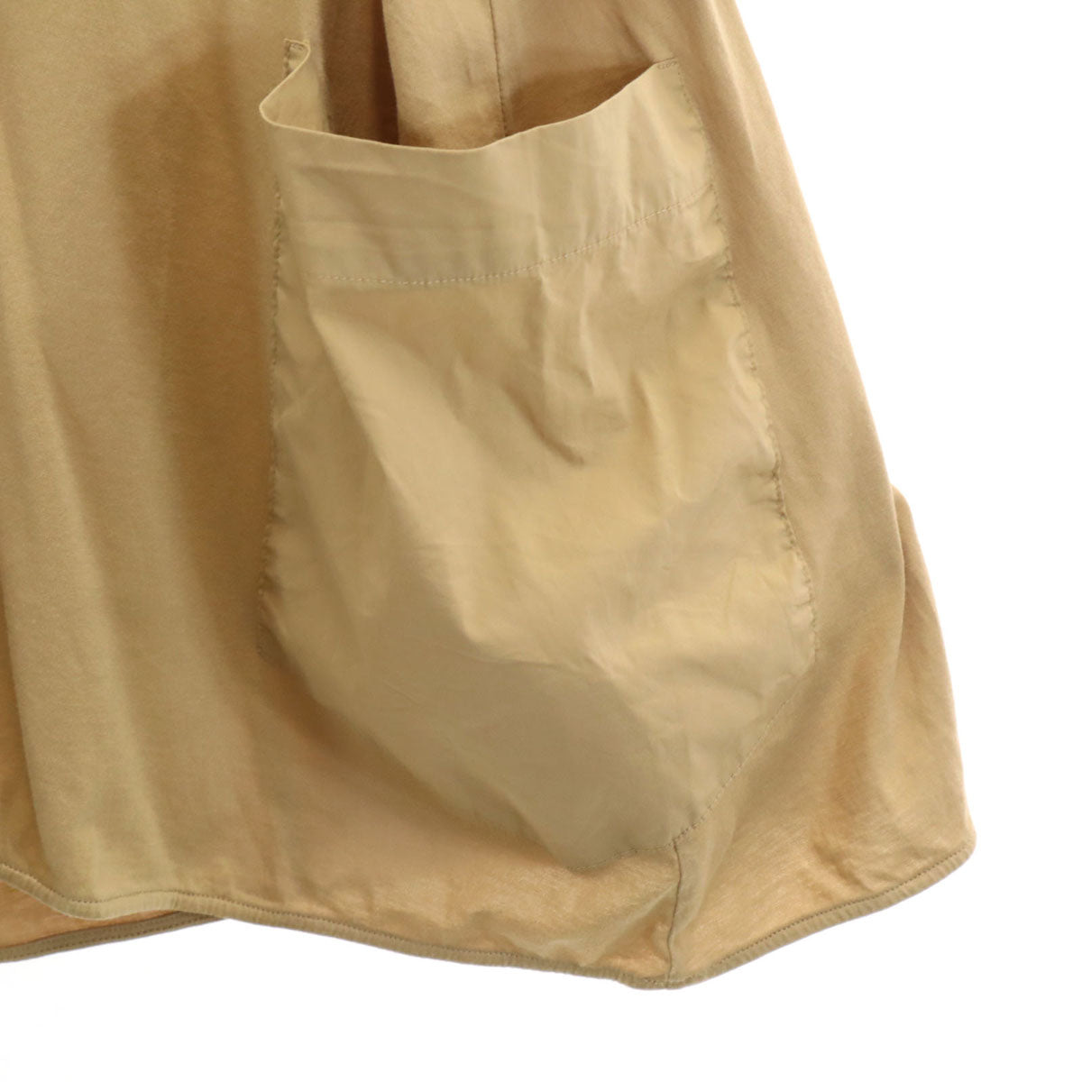 LIVIANA CONTI リビアナコンティ イタリア製 半袖 Vネック カットソー S ベージュ レディース