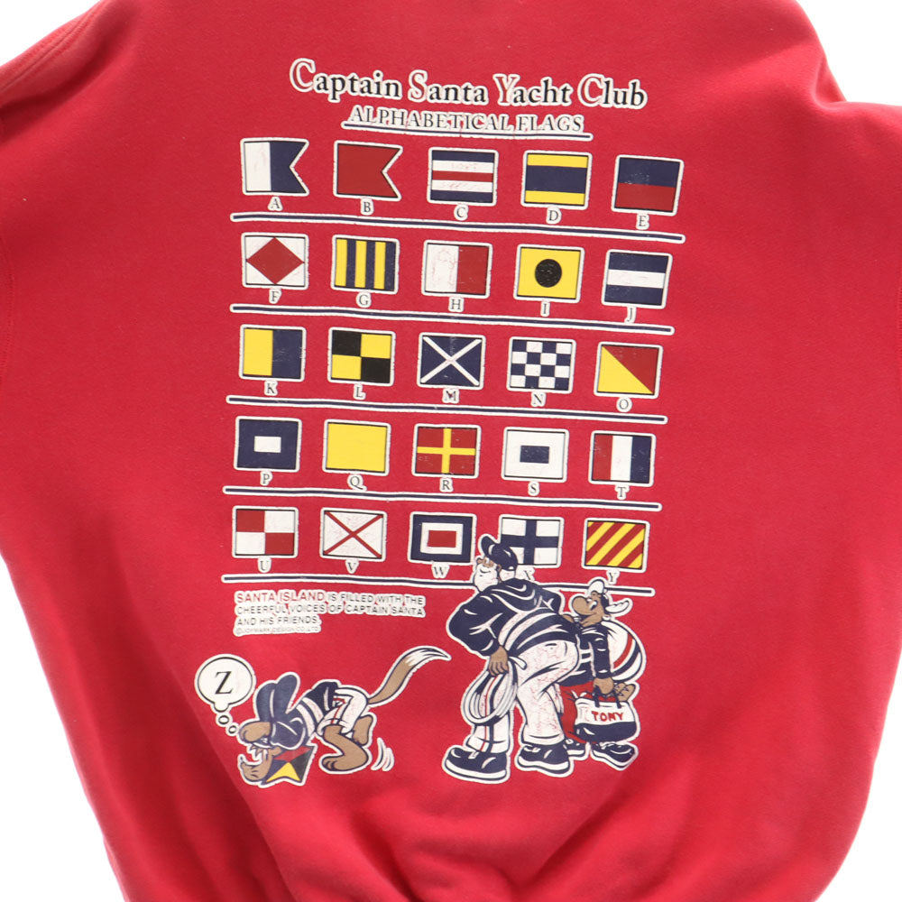 CAPTAIN SANTA キャプテンサンタ 日本製 長袖 スウェット トレーナー M レッド メンズ