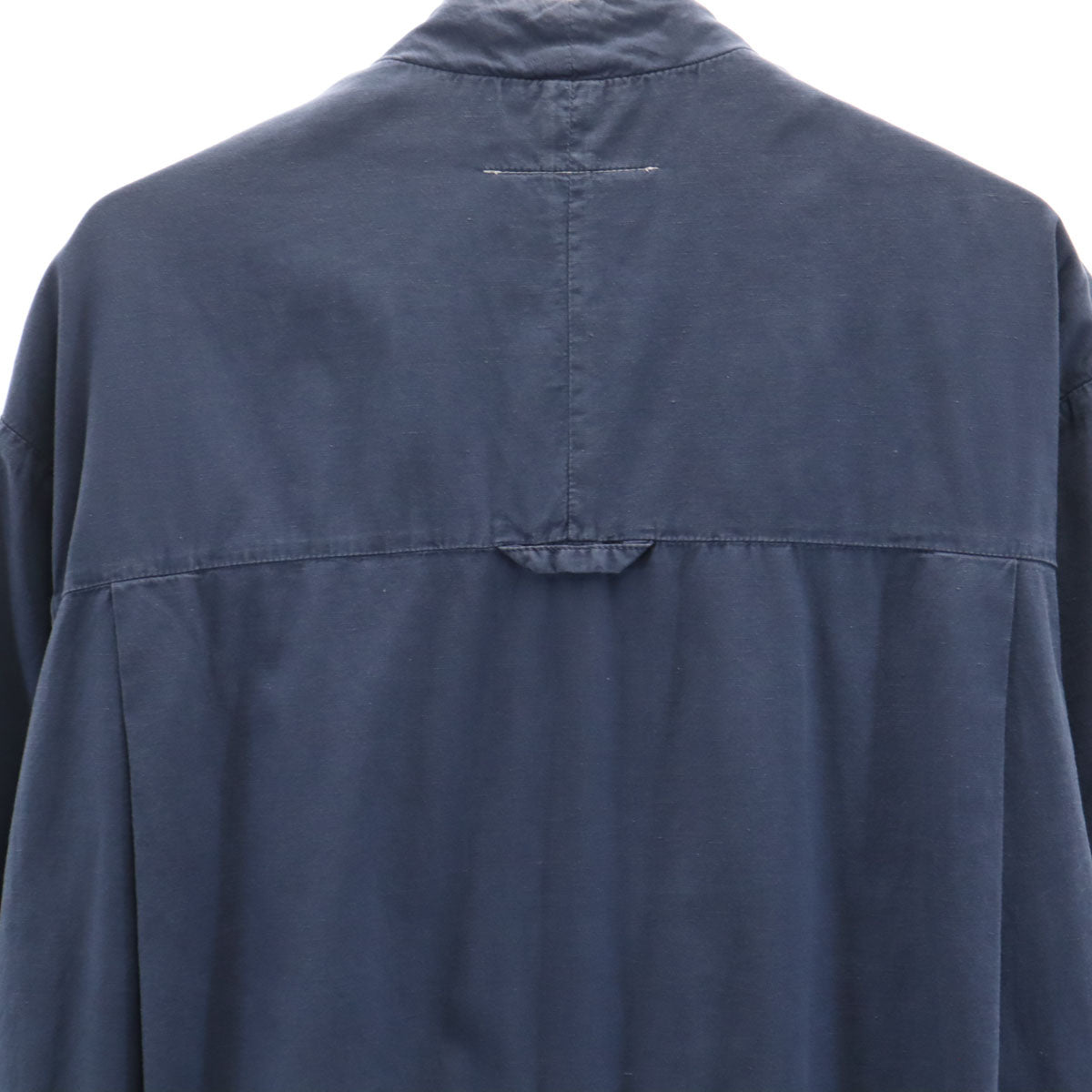 MM6 Maison Martin Margiela エムエムシックス メゾンマルタンマルジェラ イタリア製 長袖 変形 ロング シャツ 40 ネイビー レディース