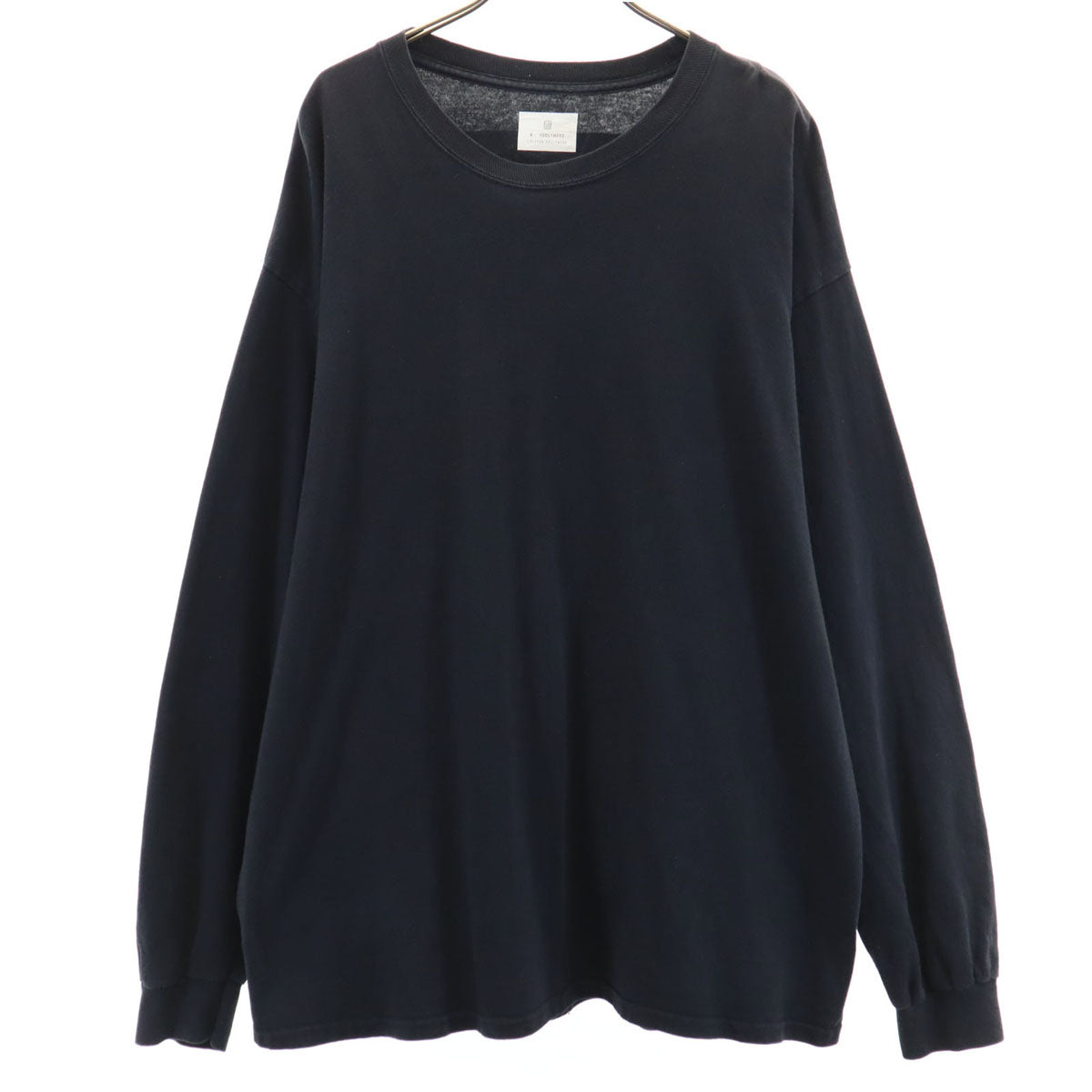 N.HOOLYWOOD エヌハリウッド バックロゴ 長袖 Tシャツ 40 ブラック ロンT ミスターハリウッド メンズ