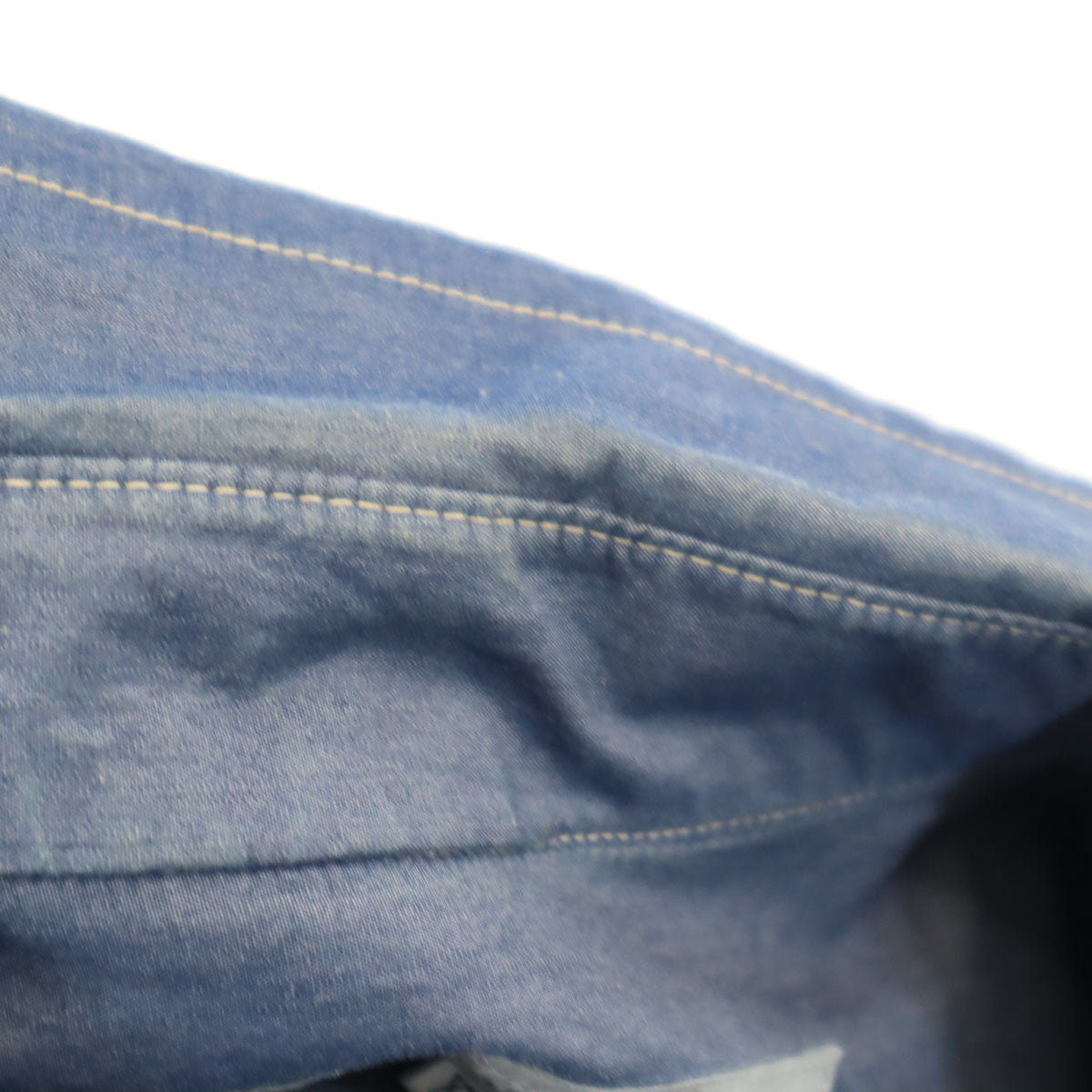 VERSACE JEANS COUTURE ヴェルサーチ ジーンズ クチュール イタリア製 長袖 シャンブレーシャツ XXL ネイビー ビッグサイズ メンズ