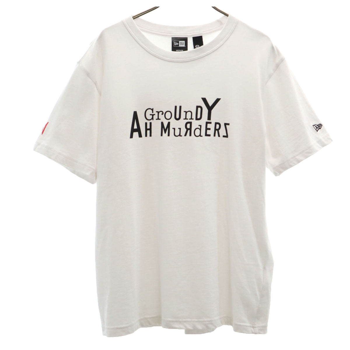 Ground Y グランドワイ NEW ERA ニューエラ コラボ 半袖 Tシャツ M ホワイト ヨウジヤマモト メンズ