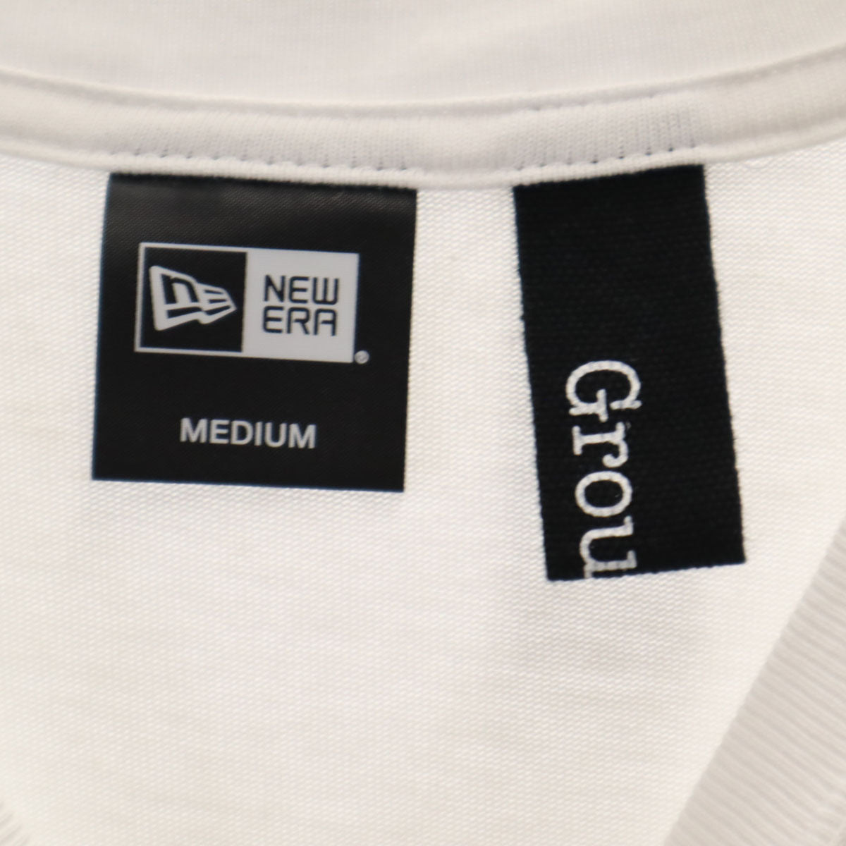 Ground Y グランドワイ NEW ERA ニューエラ コラボ 半袖 Tシャツ M ホワイト ヨウジヤマモト メンズ