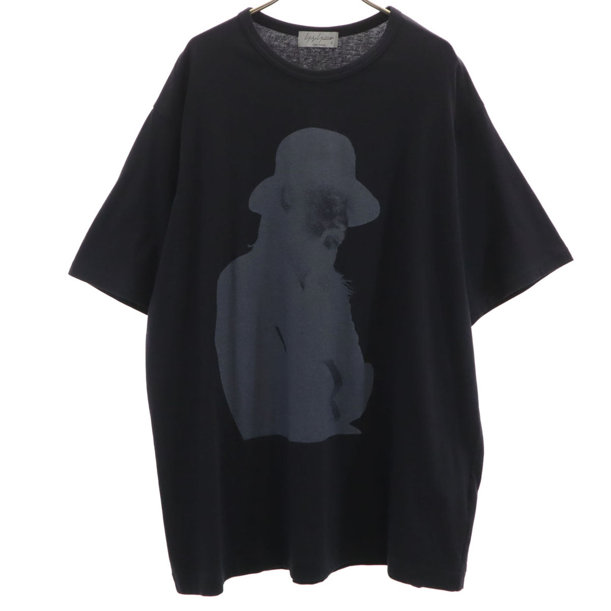 Yohji Yamamoto POUR HOMME ヨウジヤマモトプールオム 日本製 半袖 Tシャツ 3 ブラック メンズ