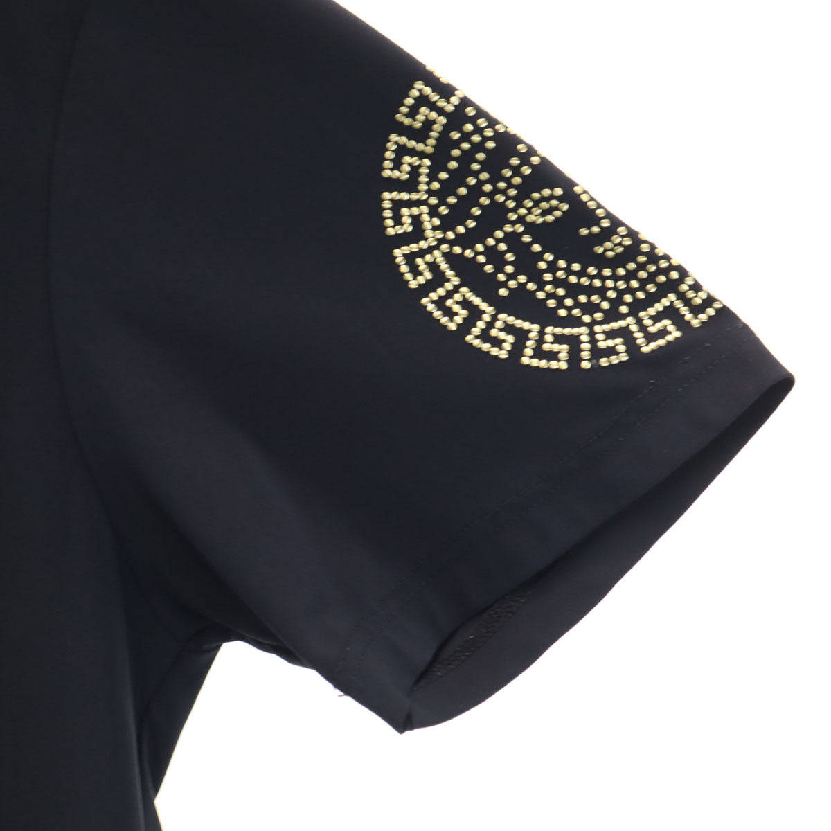 VERSACE ヴェルサーチ イタリア製 半袖 Tシャツ S ブラック メンズ