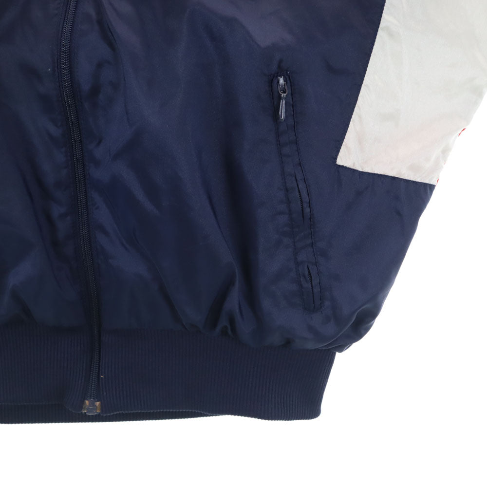 adidas アディダス 80s ヴィンテージ 万国旗タグ トレフォイルロゴ マルチカラー ブルゾン S レッド メンズ