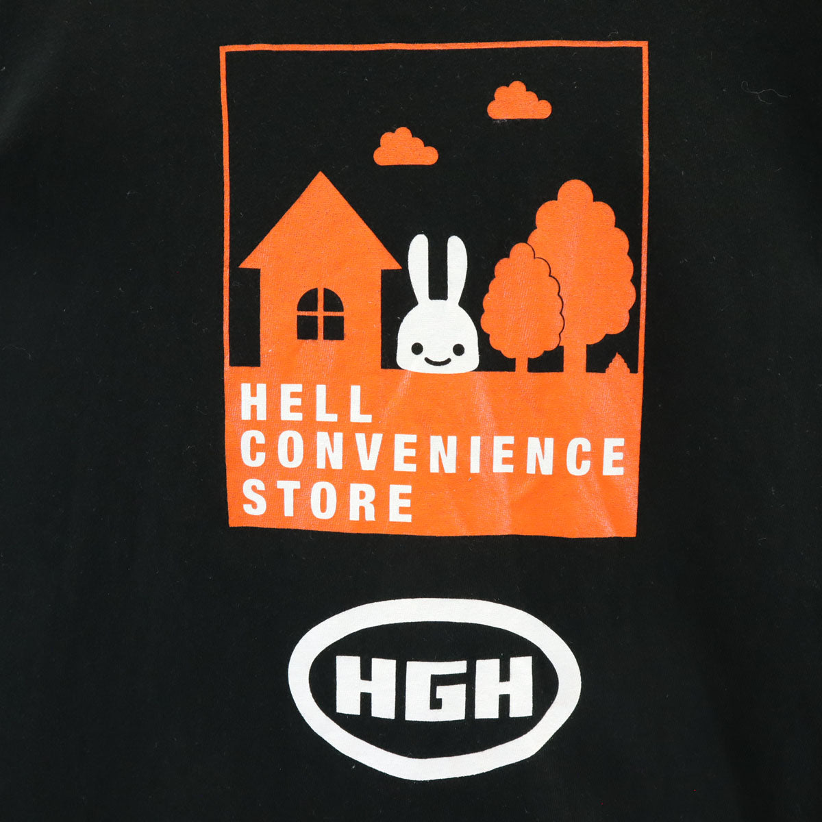 CUNE キューン 半袖 Tシャツ L 黒 ヘルコンビニエンスストア メンズ