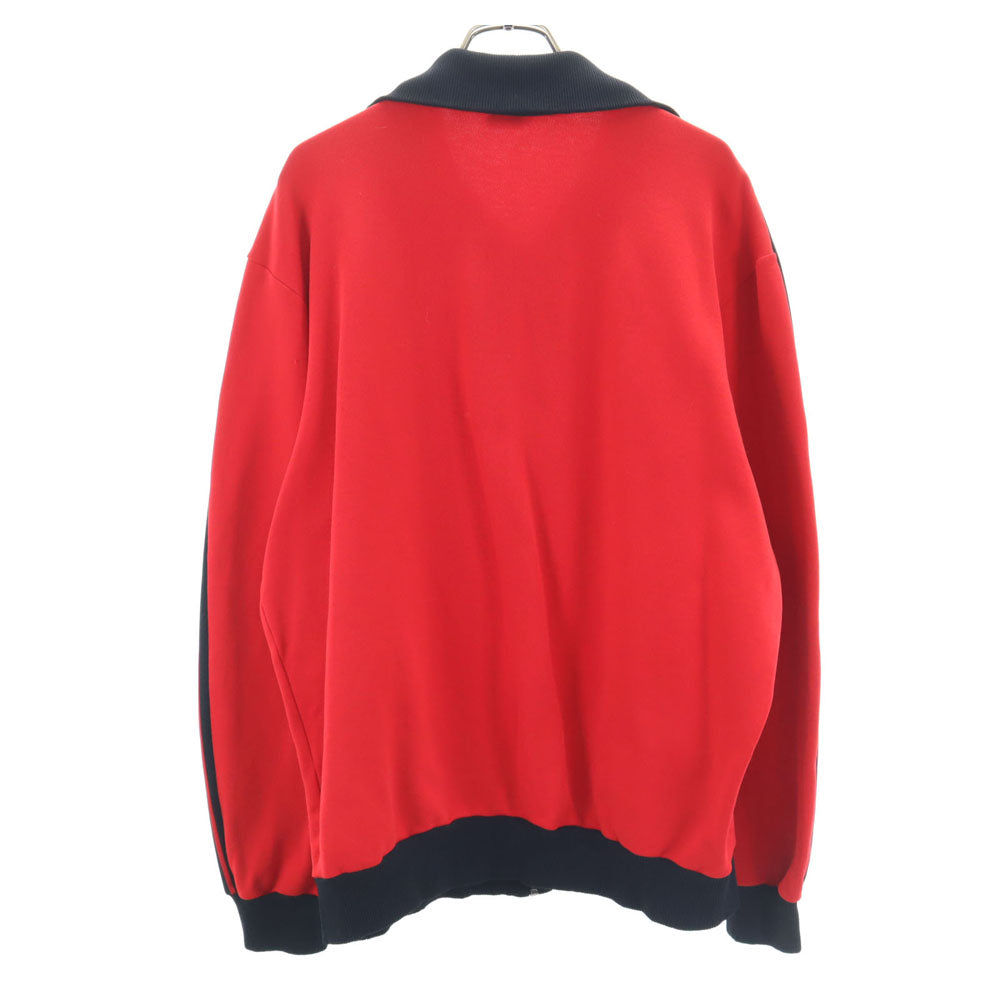 adidas アディダス 70s ヴィンテージ デサント製 西ドイツタグ トレフォイルロゴ トラックジャケット 7 レッド メンズ