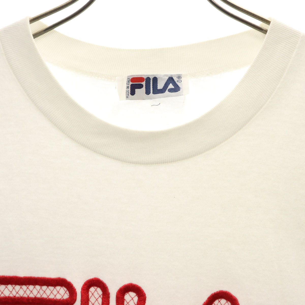 FILA フィラ 90s イタリア製 オールド 半袖 Tシャツ 白 メンズ