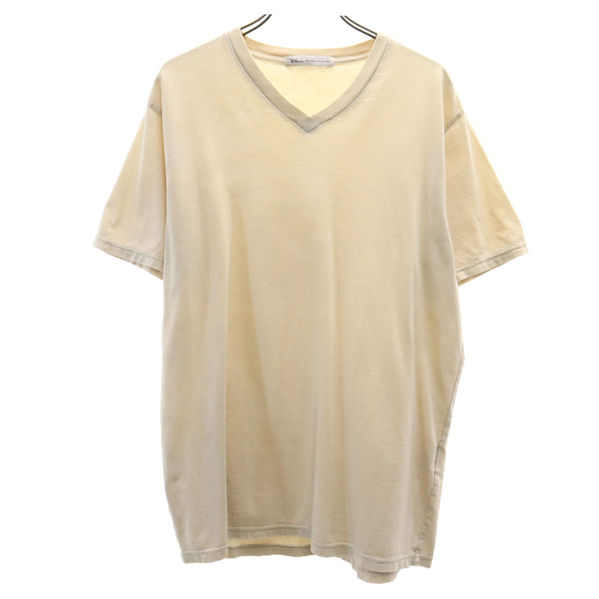 Ron Herman ロンハーマン 日本製 半袖 Vネック Tシャツ M ベージュ メンズ