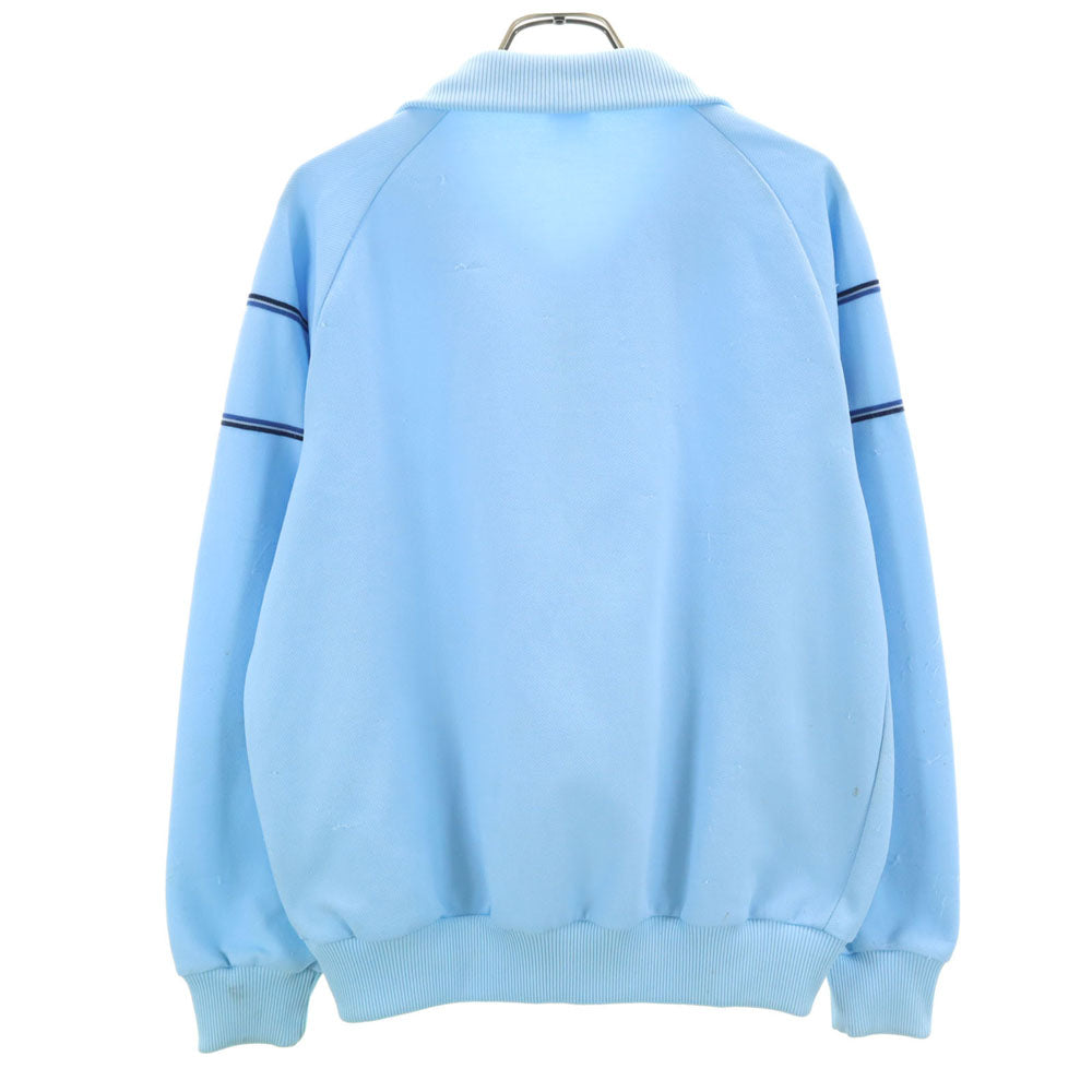 adidas アディダス 70s ヴィンテージ デサント製 西ドイツタグ トレフォイルロゴ トラックジャケット M ライトブルー メンズ