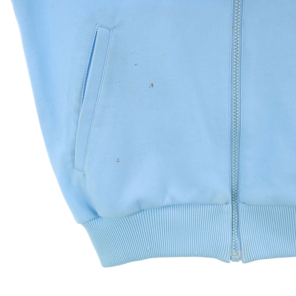 adidas アディダス 70s ヴィンテージ デサント製 西ドイツタグ トレフォイルロゴ トラックジャケット M ライトブルー メンズ