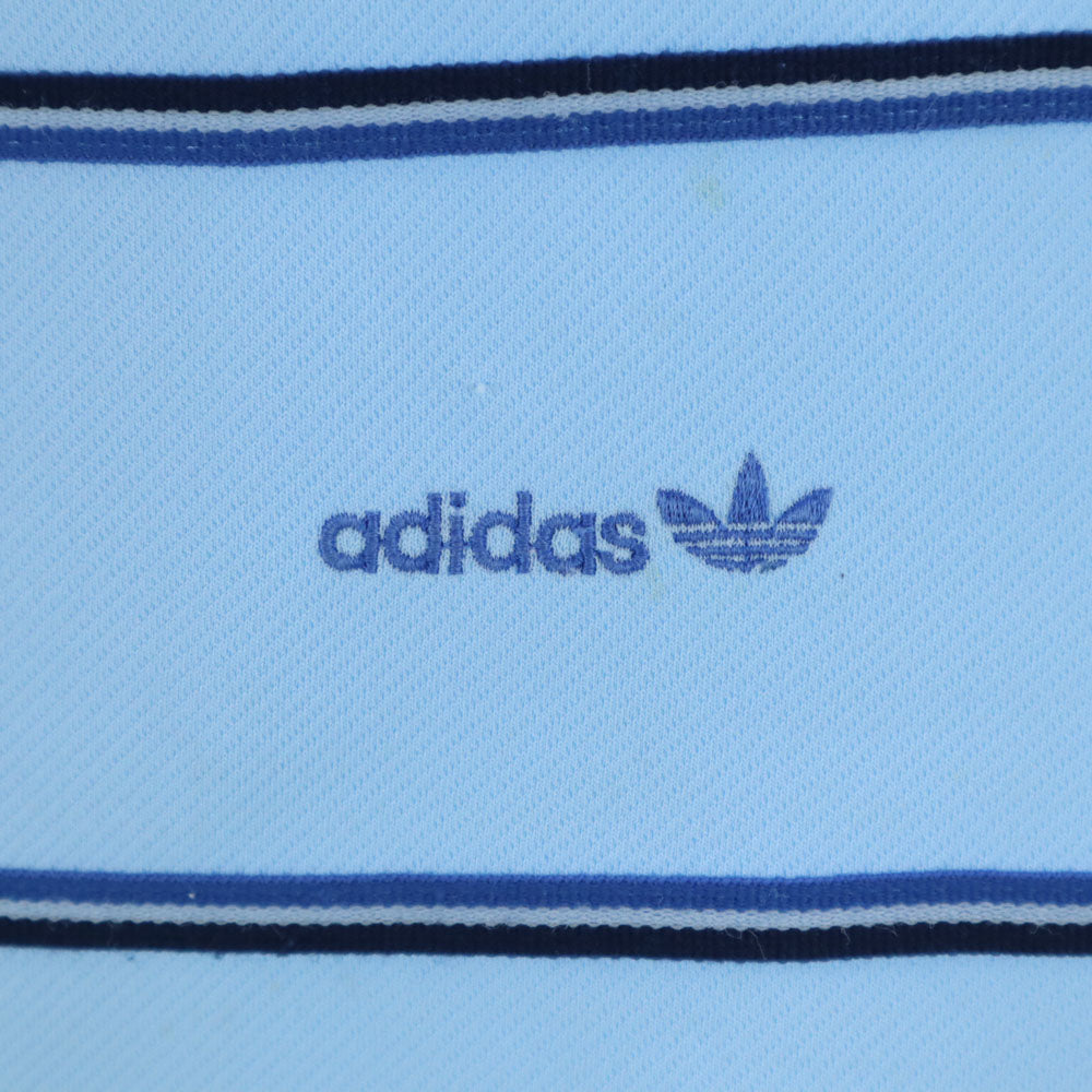 adidas アディダス 70s ヴィンテージ デサント製 西ドイツタグ トレフォイルロゴ トラックジャケット M ライトブルー メンズ