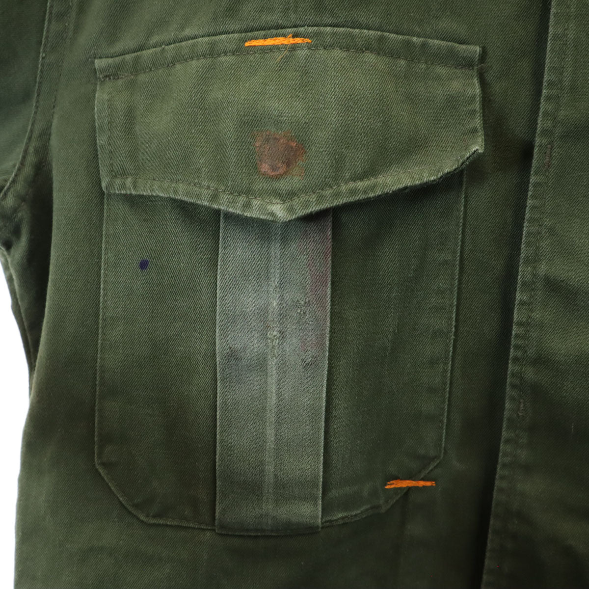 MICHIELSENS ミシェルセンス 80s ヴィンテージ 半袖 ベルギー軍 ミリタリー シャツジャケット 36 カーキ メンズ