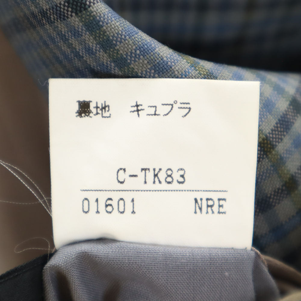 Burberrys バーバリーズ 90s オールド CTK83 チェック柄 テーラードジャケット BE4 ブルー メンズ