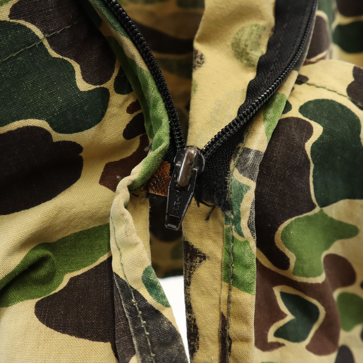 SAFTBAK サフトバック 70s ヴィンテージ カモフラ柄 ハンティング ベスト カーキ系 迷彩 メンズ