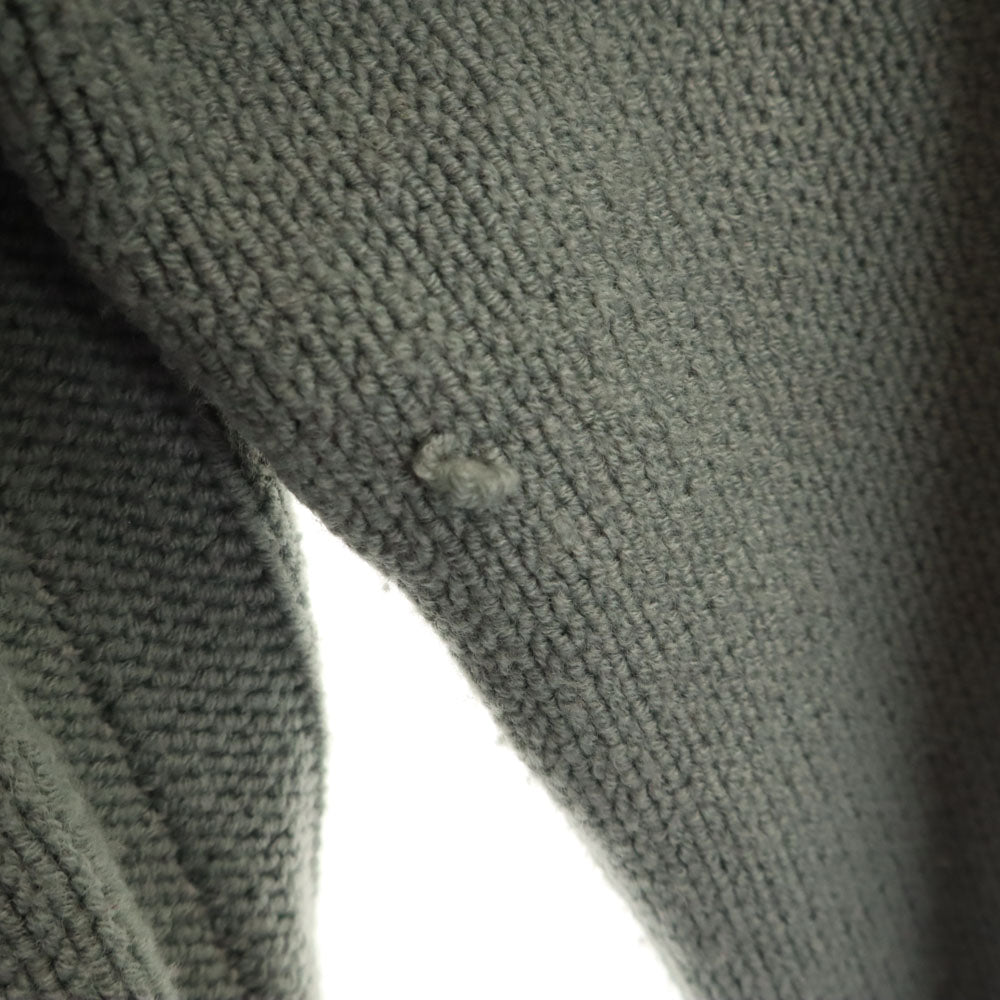 ARMANI JEANS アルマーニジーンズ ウールブレンド 長袖 ループショールカラー ニットカーディガン 4 グレー レディース