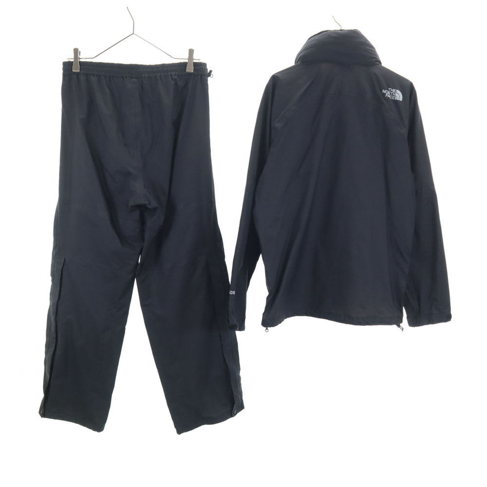 THE NORTH FACE ノースフェイス NP10924 ゴアテックス レインジャケット 上下 セットアップ S ブラック 収納袋付き アウトドア GORE-TEX メンズ