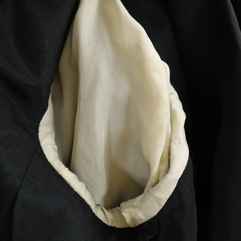 GIVENCHY ジバンシィ 90s オールド ストライプ柄 ダブル スーツ 上下 セットアップ 102-92-185 チャコールグレー メンズ