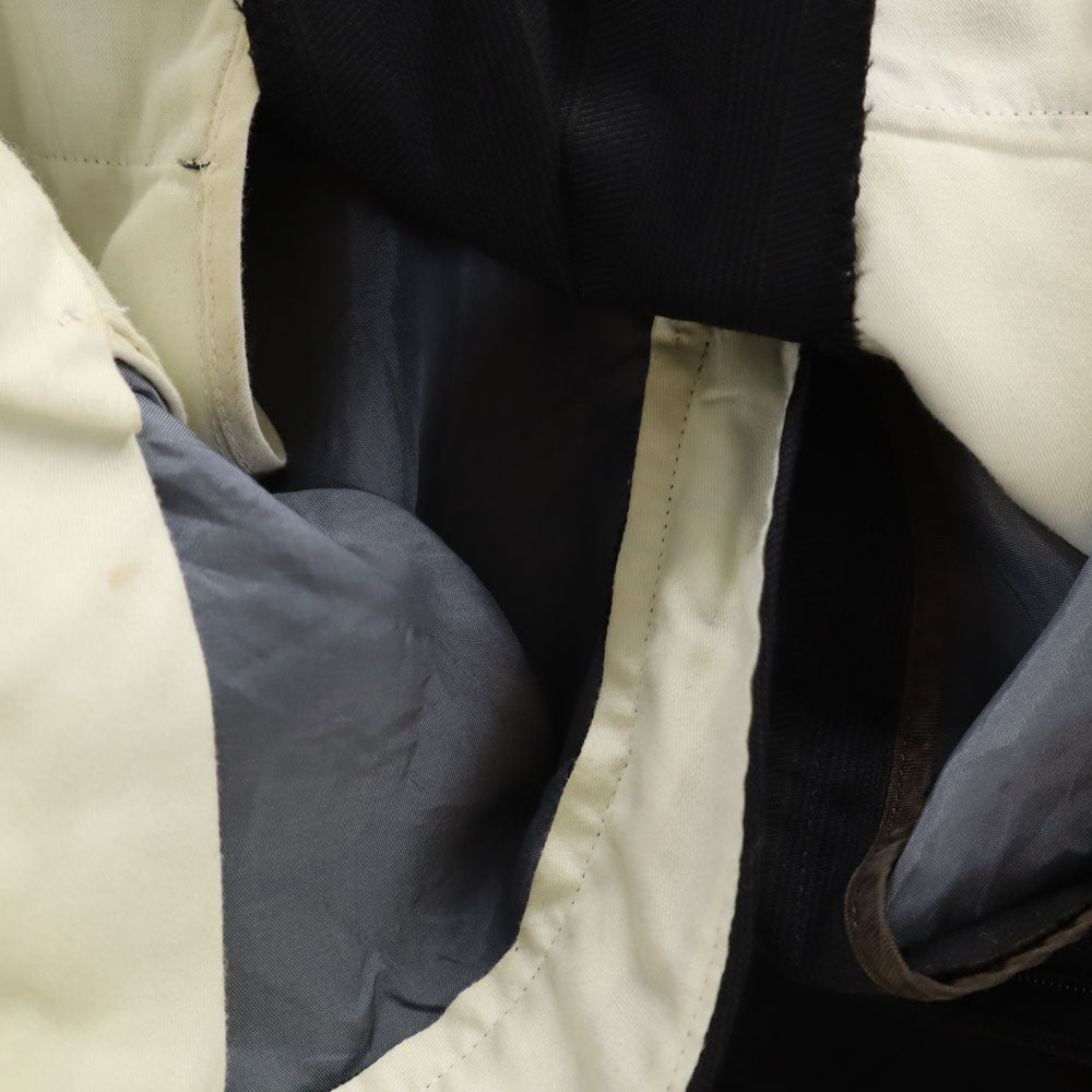 GIVENCHY ジバンシィ 90s オールド ストライプ柄 ダブル スーツ 上下 セットアップ 102-92-185 チャコールグレー メンズ