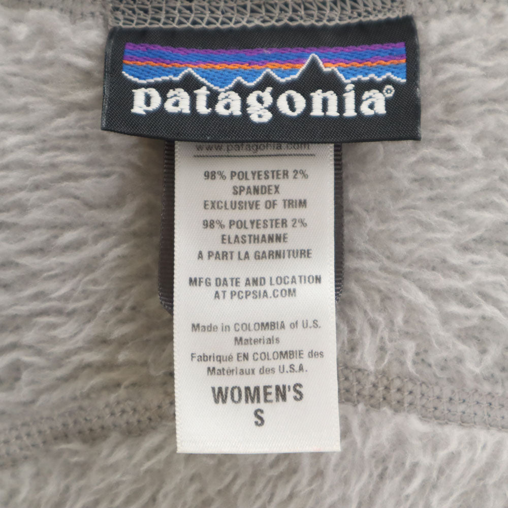 パタゴニア フリースジャケット S グレー patagonia レディース