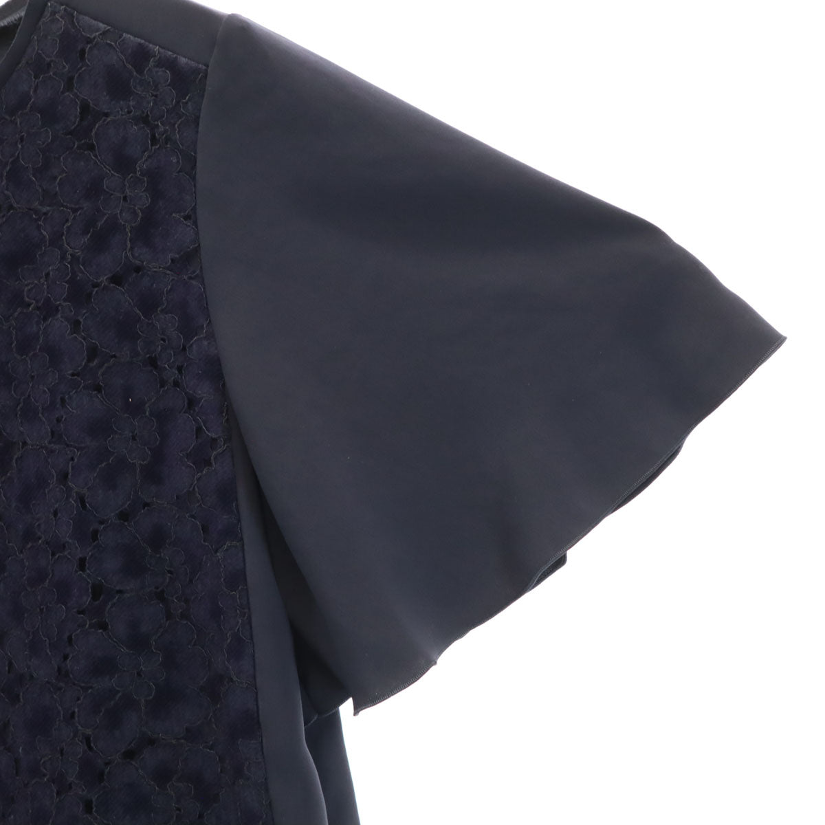 ESTNATION エストネーション 未使用 半袖 ブラウス 38 黒 タグ付き レディース