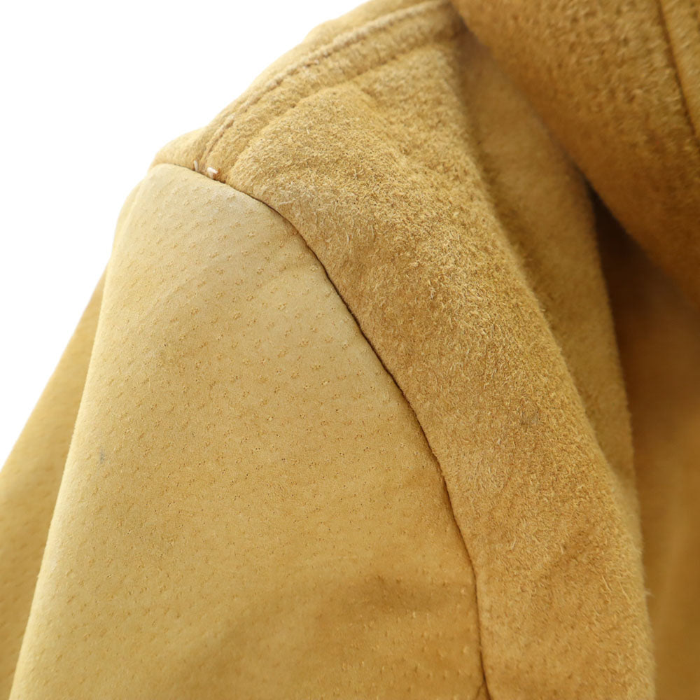 SUGGESTION サジェッション 90s オールド ビックスキン ムートンジャケット M ベージュ メンズ