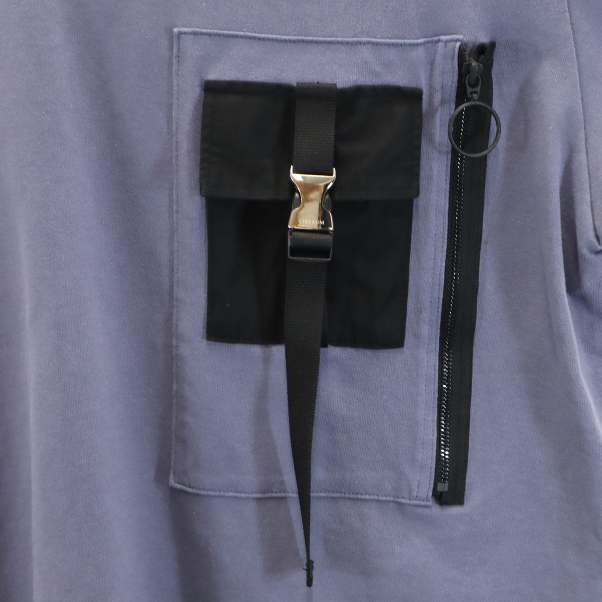 LIBERUM リベルム 日本製 半袖 EX.TACTICAL Tシャツ 1 チャコール ポケT メンズ