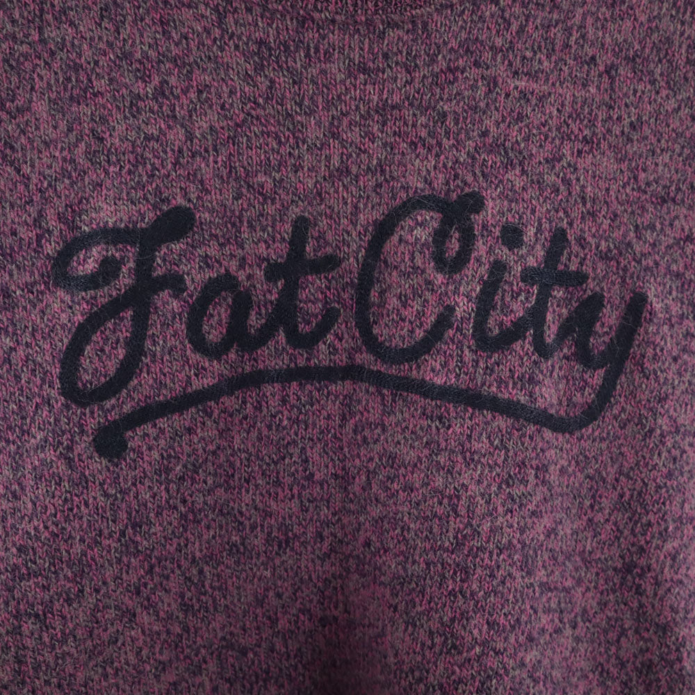 HYSTERIC GLAMOUR ヒステリックグラマー 日本製 アンゴラブレンド 長袖 セーター F パープル系 ニット レディース