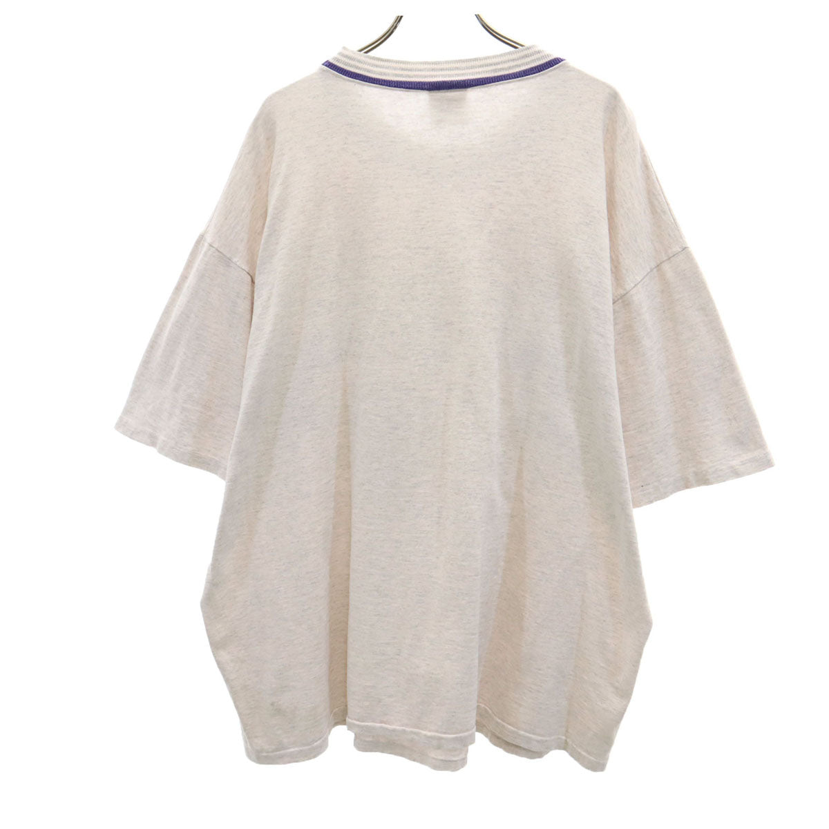 LA LOVING 90s USA製 オールド MILES COLLEGE 半袖 Tシャツ XXL グレー シングルステッチ ビッグサイズ メンズ