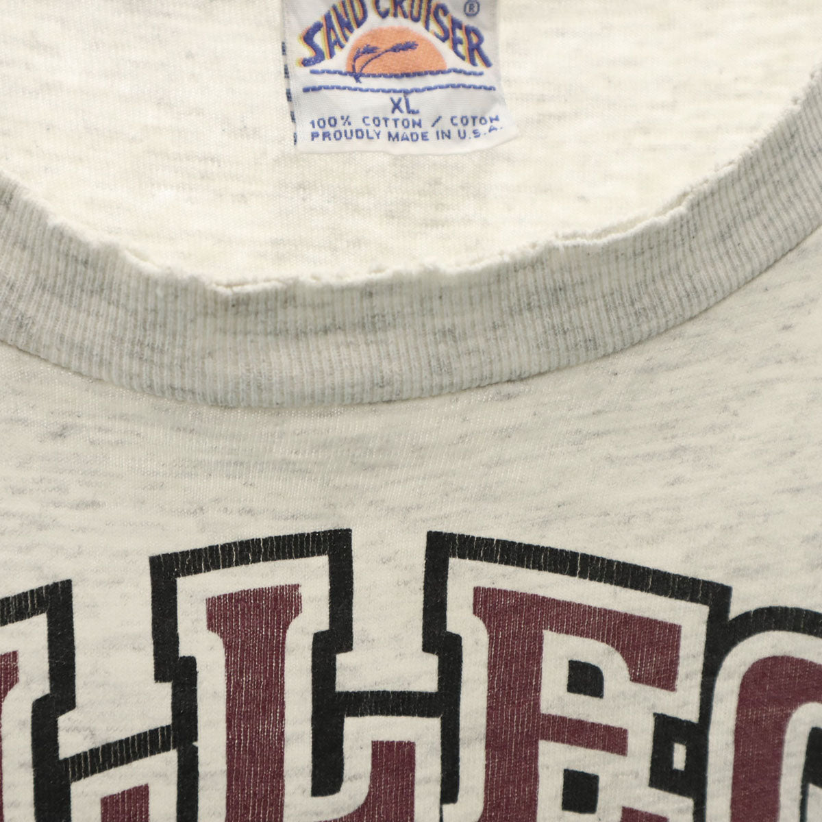 SAND CRUISER 90s USA製 オールド 半袖 Tシャツ XL グレー シングルステッチ メンズ