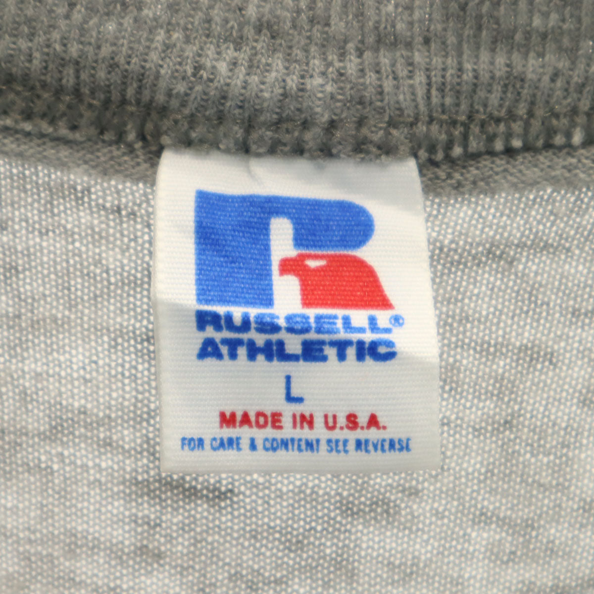 RUSSELL ATHLETIC ラッセルアスレチック 90s USA製 オールド 半袖 Tシャツ L グレー メンズ