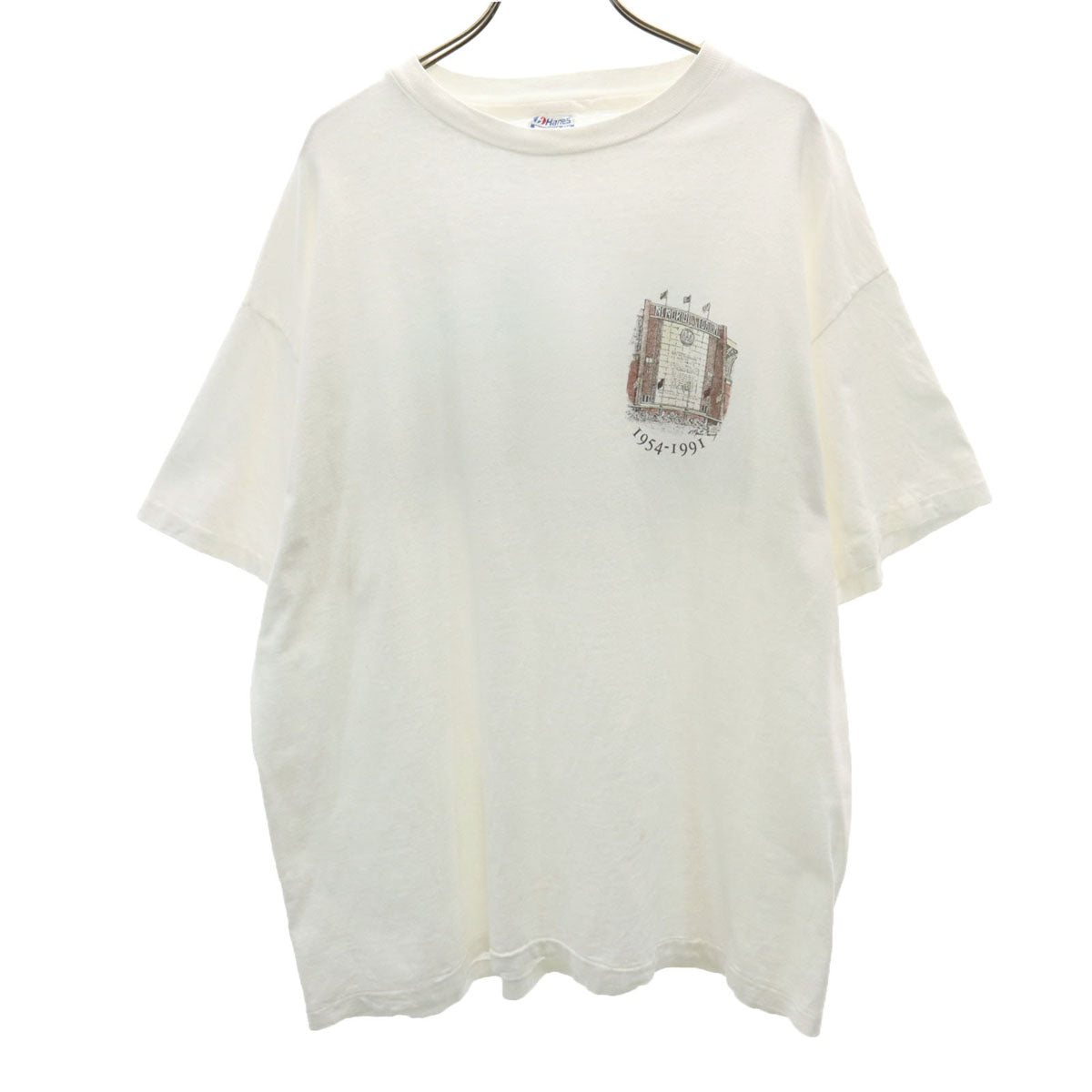 Hanes ヘインズ 90s USA製 オールド 半袖 Tシャツ XL 白 BEEFY-T シングルステッチ メンズ