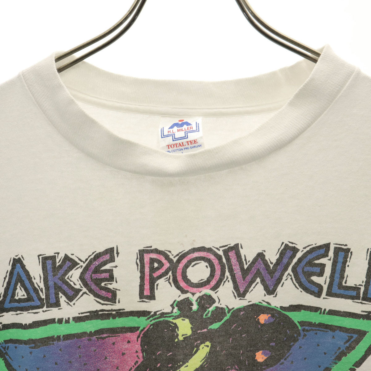 H.L.MILLER 90s USA製 オールド 半袖 Tシャツ L 白 メンズ