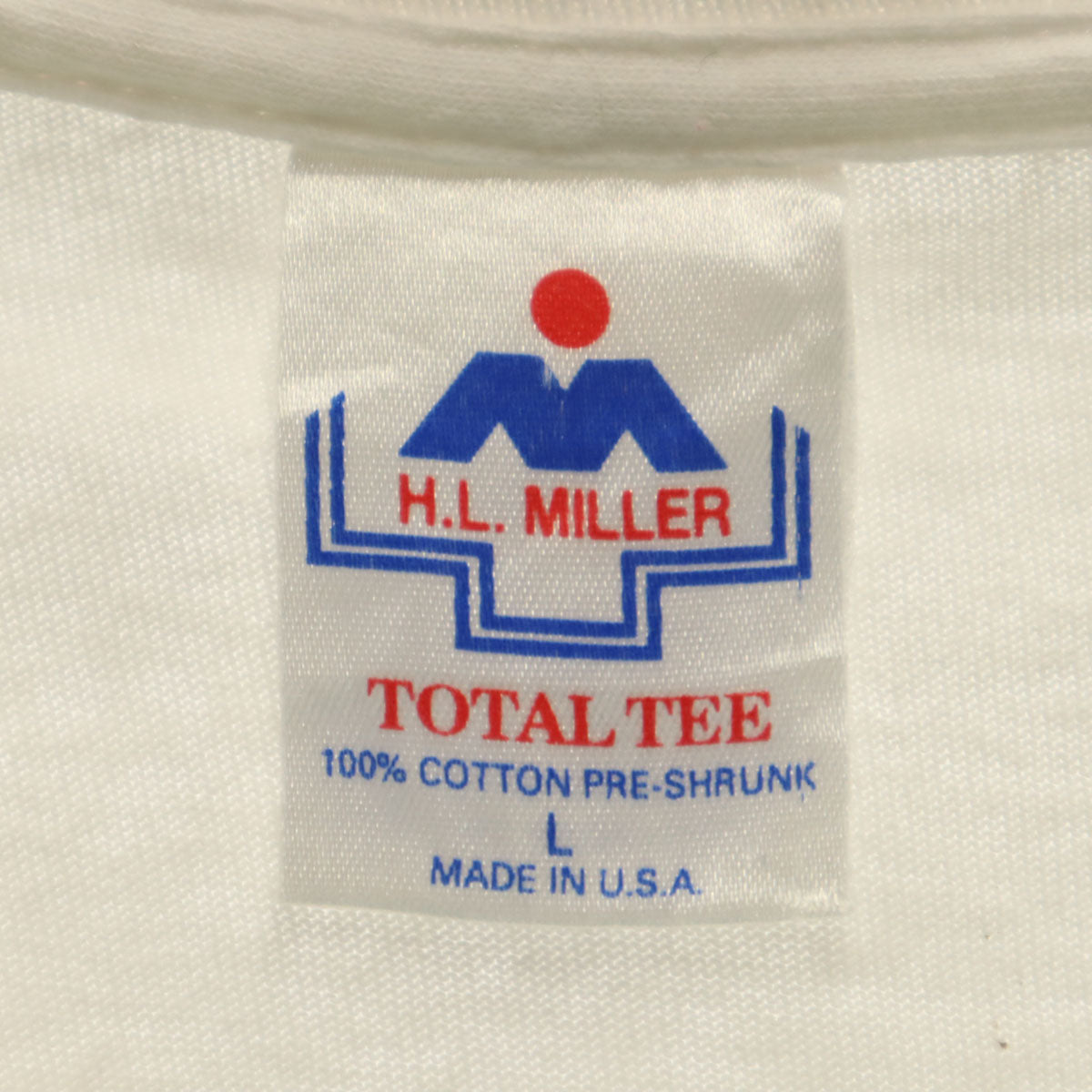 H.L.MILLER 90s USA製 オールド 半袖 Tシャツ L 白 メンズ