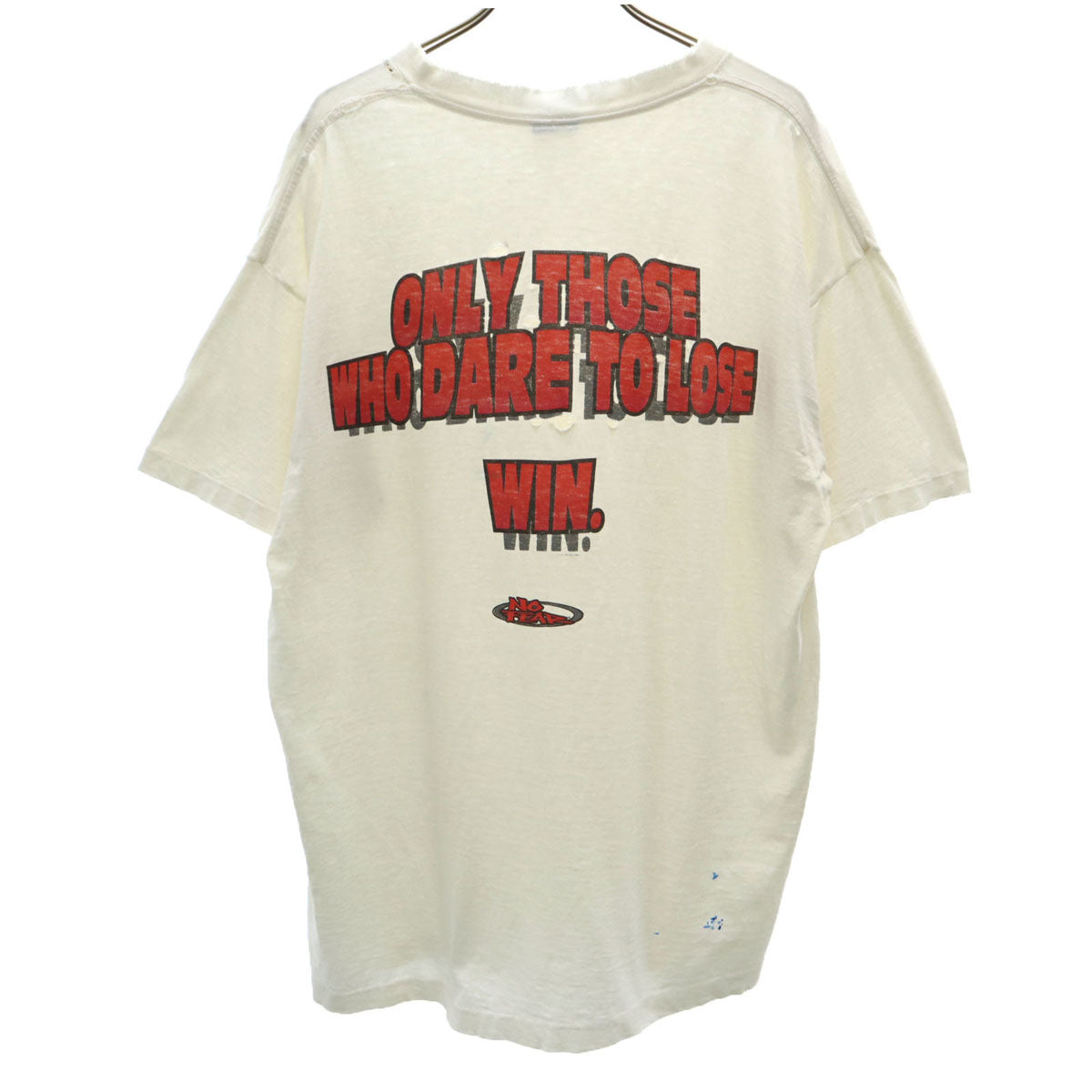 NO FEAR 90s USA製 オールド 半袖 Tシャツ XL 白 シングルステッチ メンズ