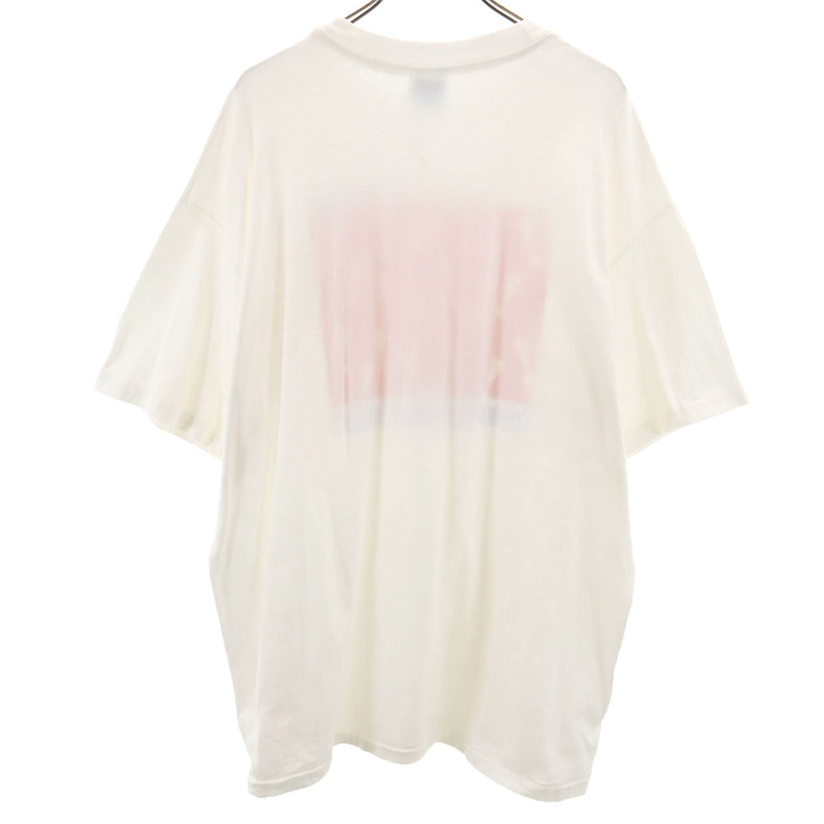 Hanes ヘインズ 90s USA製 オールド 半袖 BEEFY-T Tシャツ XXL ホワイト系 シングルステッチ ビッグサイズ メンズ