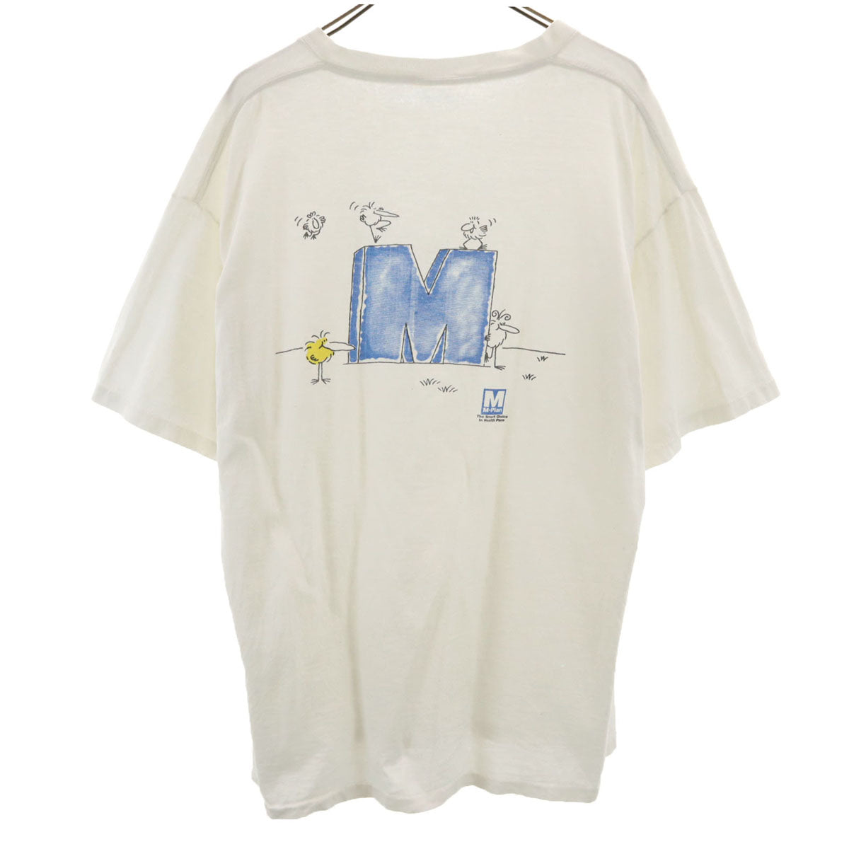 ALL SPORTS オールスポーツ 90s オールド 半袖 Events Tシャツ XL ホワイト系 シングルステッチ バックプリント メンズ