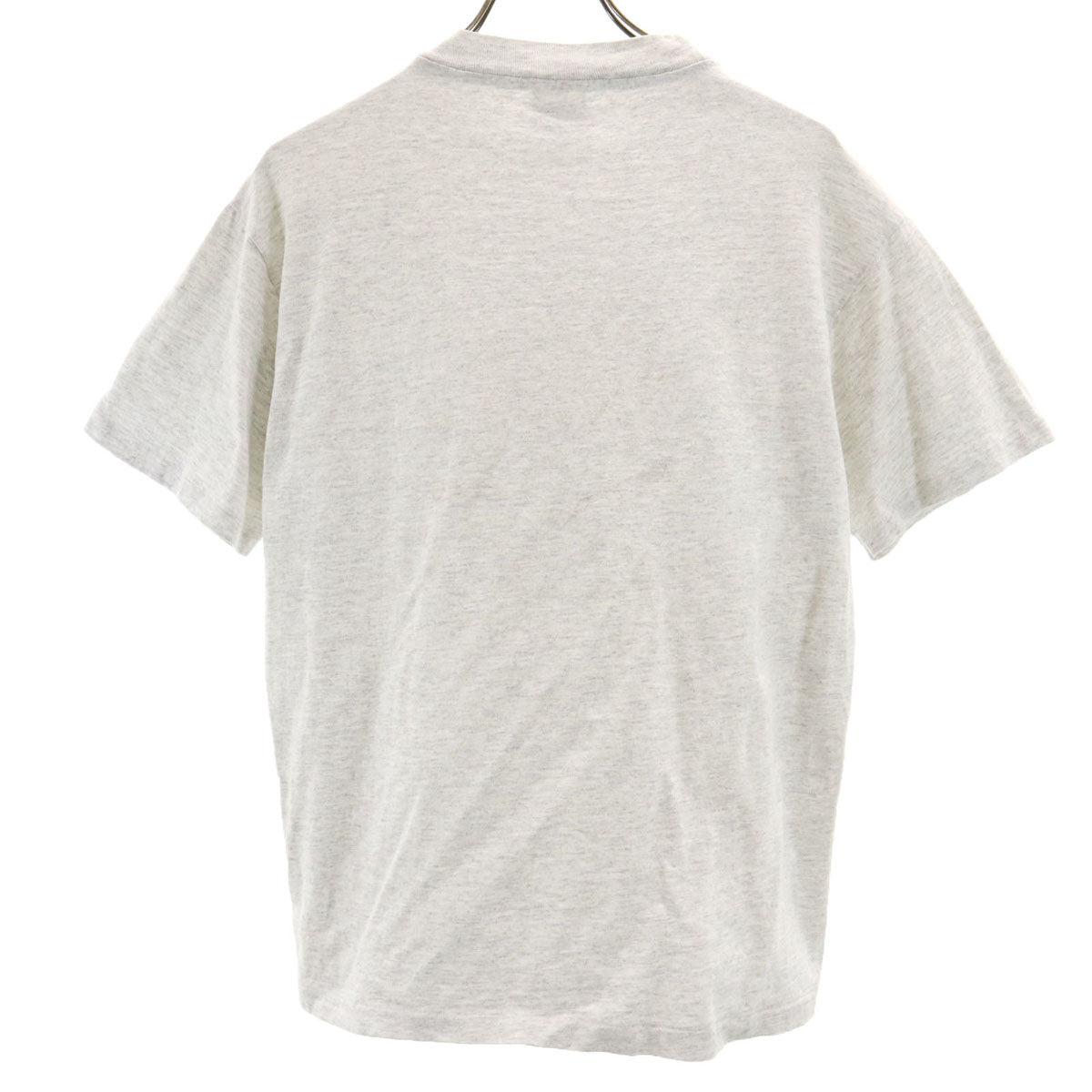 Hanes ヘインズ 90s USA製 オールド 半袖 HEAVYWEIGHT Tシャツ M グレー系 シングルステッチ メンズ