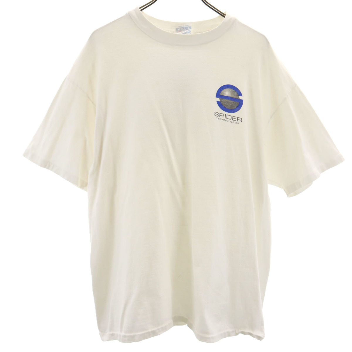 Hanes ヘインズ 90s USA製 オールド 半袖 BEEFY-T Tシャツ XL ホワイト系 シングルステッチ メンズ