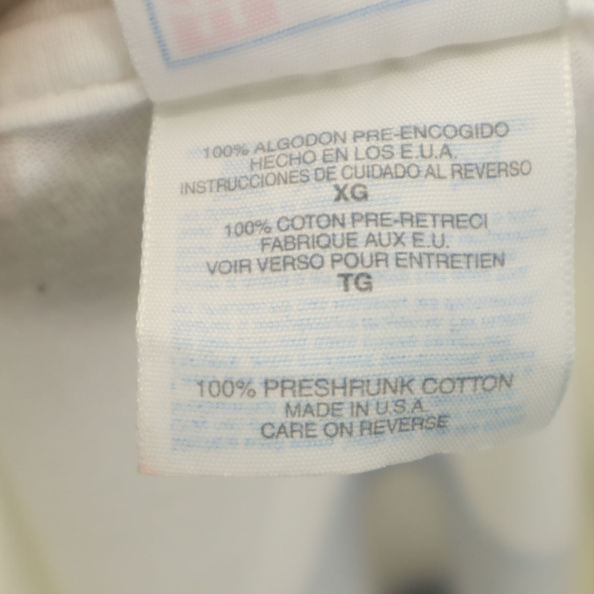 Hanes ヘインズ 90s USA製 オールド 半袖 BEEFY-T Tシャツ XL ホワイト系 シングルステッチ メンズ