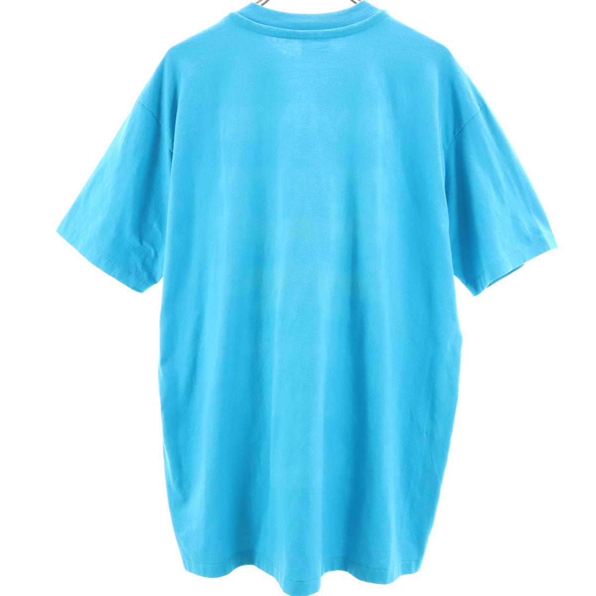 Hanes ヘインズ 80s 90s USA製 オールド 半袖 Fifty-Fifty Tシャツ XL ブルー系 シングルステッチ メンズ